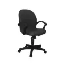 Leather Office Chair 109B - Black 